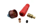 Weldingcity Dinse-type Twist-lock Panel Socket Cable Connector Set (red) #6-#4 New. Price: $13.49.