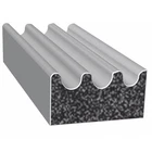 Trim-lok Rubber Seal, Ribbed, .063"W Ft. X103HT-100 New. Price: $145.26.