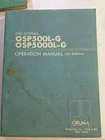 Okuma Operation Manual OSP500L-G OSP5000L-G 2446-E-R6 May 1988 6TH Edition Used. Price: $25.00.
