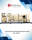 Evoqua Reverse Osmosis / Deionization System Industrial High Purity Package Used. Price: $810000.00.