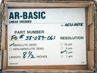 Acu-rite 8-1/2" 215MM 2UM Linear Encoder 38-089-061 Glass Scale W/ Read Head New. Price: $115.00.
