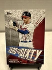 2021 Topps Series Freddie Freeman #ZTS-6 Zero Sixty Insert /70 Ungraded. Price: $12.00.