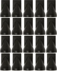Loc-line Black 1/2" Flat Slot 125 Nozzle Packs Of 20 New. Price: $56.24.