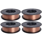 4 Roll 10-LBS ER70S-6 0.035 Inch (0.9 Mm) Mild Steel Mig Welding Wire New. Price: $64.05.