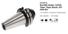 Kennametal Erickson End Mill Holder CAT40, 3/4" Dia - CV40ZEM075175 1026382 New. Price: $59.99.
