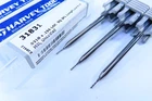 Lot ( 3) New .031" Harvey Tool 31831 Long Length Reach Solid Carbide Endmills. Price: $39.75.