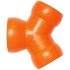 Loc-line 61511 Flex Hose Y Fitting, 3/4 In, PK2 New. Price: $10.49.