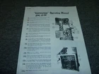 Roll-in JM1220 Journeyman Vertical Band Saw Owner Operator Manual User Guide Used. Price: $141.50.