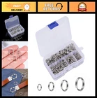 400 Pcs Stainless Steel Split Rings, Double Jump For Keychains & Crafts, New. Price: $23.99.