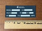 Nos Label For Levin Speed Control Units, 10MM/8MM Watchmaker Jeweler Lathe New. Price: $22.00.