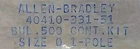 Allen-bradley 40410-331-51 Contact Kit New. Price: $34.16.