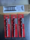 Milwaukee 48-89-2738 1/2" Thunderbolt Black Oxide Drill Bit Pack New. Price: $24.99.