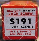 Starrett S191 "little Giant" Jack Screw SET-7-PIECE Complete-original Box Nos New. Price: $99.99.