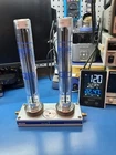 Restek High Flow Double Position Baseplate W/ 2X 22061 Hydrocarbon Filters Used. Price: $139.95.