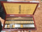 Mitutoyo Inch Gage Block Set 516-402-26 Steel Rectangular W/ Wooden Case Used. Price: $200.00.