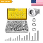 Comprehensive 1220PCS Metric Screws Kit - M3, M4, M5, M6 For Precision Projects New. Price: $36.89.
