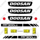 Fits Doosan DX300LC Kit Excavator Equipment Decals - 3M Vinyl! New. Price: $249.95.