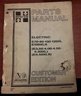 Hyster Parts Manual For Electric E70-120XL And E100XLS Very. Price: $65.00.
