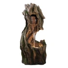 Teamson Home Forest-inspired Cascade Water Fountain Outdoor Garden Led Light New. Price: $299.99.