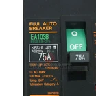 New In Box Fuji EA103B 3P 75A Circuit Breaker. Price: $49.11.