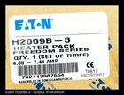 Eaton H2009B-3 Freedom Nema Heater Pack Unused Surplus New. Price: $49.20.