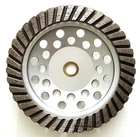 7 Supreme Turbo Cup Wheel - 30/40 Grit Diamond For Hard Concrete Stone Grinding New. Price: $110.00.