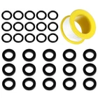 Propane Cylinder Seal Replacement Kit 30PC O-rings Gaskets + Thread Tape Roll New. Price: $14.99.