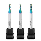 3PCS 1/32" Tungsten Carbide Micro End Mills For Aluminum & Copper Alloys, 2-F... New. Price: $36.37.