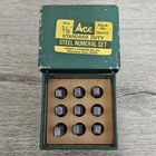 Ace 3/16" Standard Duty 386413 Steel Numeral Stamps Henry Hanson Co. Used. Price: $21.24.