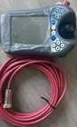 Abb- Robot Controller Pendant With Joystick, Emergency Stop, And Red Cable Used. Price: $400.00.