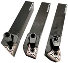 3PCS 5/8" Metal Lathe Excircle Indexable Carbide Turning Tool Holder Bit Set Mtj New. Price: $53.39.