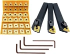 5/8" 36PCS Indexable Carbide Lathe Turning Tool Insert Holder Bit Set MTJNR1616H New. Price: $80.03.