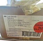 3M 7622-S-2 Cold Shrink Qt-iii Silicone Rubber Termination Kit 80-6108-3970-8 New. Price: $381.95.