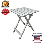 Portable Aluminum Camping Side Folding Lightweight Silver New. Price: $46.78.