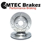 Front Brake Rotors For Hyundai Terracan 3.5 V6 01-DRILLED Grooved Neu. Price: $127.63.