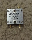 Anaren Microwave 10265-3 Hybrid Coupler 1.0-2.0GHZ Qty 19 New. Price: $23.44.