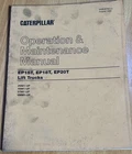 Caterpillar Forklift EP15T EP18T EP20T Trucks Operation Maintenance Manual Acceptable. Price: $36.76.