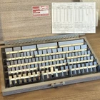 Starrett Webber RCS81A Gage Block Set Croblox 81PCS Missing One Usa Made Used. Price: $389.95.