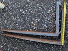 Cascade Forklift Forks 44" Long Wide 21" High Heavy Duty New. Price: $500.00.