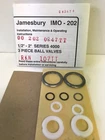 New! Jamesbury IMO-202 1/2"-2" Ser. 4000 3-PIECE Ball Valve Repair Kit RKN-107TT. Price: $19.95.