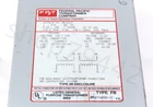 Federal Pacific Transformer Co. SB12N1F Single Phase Power Unit Used. Price: $68.08.