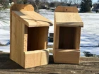 2 Robin Cardinal Wren Chickadee Bird Nesting Box 3/4" Thick Cedar Top Seller! New. Price: $27.50.