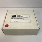 Egs Sola Hevi-duty Relay Card -sdu New. Price: $60.00.