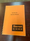 Starrett HB400 Comparator / Profile Projector Operators Manual Used. Price: $99.00.