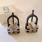 Fowler 52-475-555 2" X 2-3/4" V-block Set Hardened Steel With Clamps New. Price: $317.30.