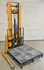 Big Joe S22-116 Walkie Pallet Electric Straddle Stacker 2200LB Capacity Forklift Used. Price: $3200.00.